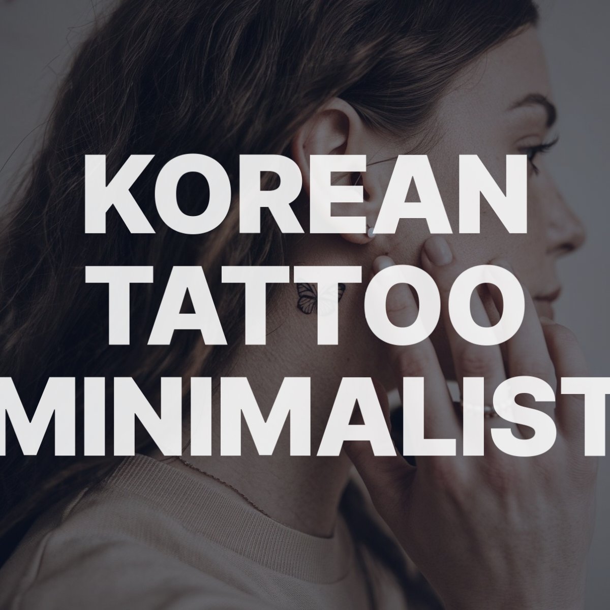 Korean tattoo Minimalist 040223